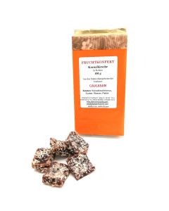 Fruchtkonfekt Kornelkirsche - Kokos 100g