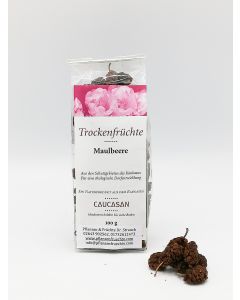 Trockenfrüchte Maulbeere weiß, 100g