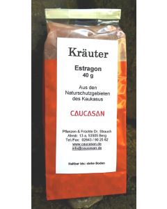 Getrocknete Kräuter Estragon, gerebelt, 40g 