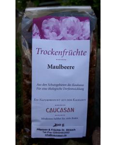 Trockenfrüchte Maulbeere weiß, 200g