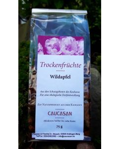 Trockenfrüchte Wildapfel geschnitten, 150g 