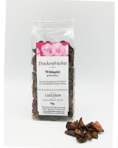 Trockenfrüchte Wildapfel geschnitten, 75g 